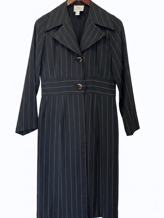 Joseph Ribkoff Dresses & Skirts - Joseph Ribkoff Collection Black Pinstripe Long Dressy Blazer